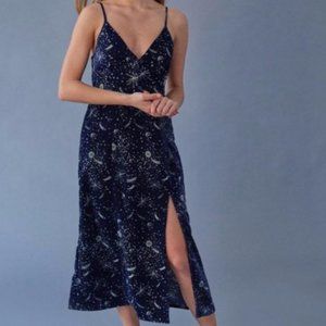 NWT UO Star Print Velvet Dress